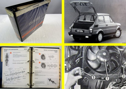 Fiat 126 bis - bis, werkstatthandbuch
