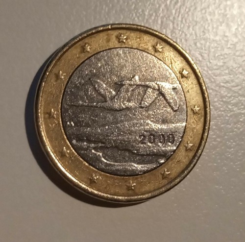 Moneta rara euro finlandia - moneta,