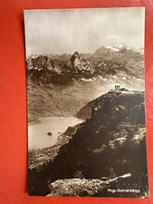 RIGI-SCHEIDEGG~CAVO AUTO COSTRUZIONE VINTAGE/ANTICA CARTOLINA INUTILIZZATA RPPC