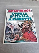 Libro Enzo Biagi STORIA D’ITALIA A FUMETTI  volume 1  Mondadori prima ed 1978