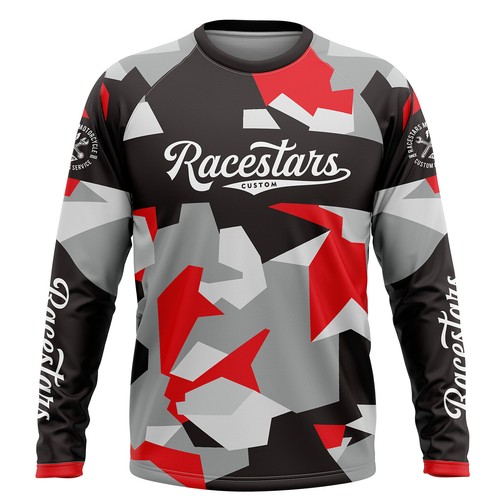 Maglia motocross uomo manica - uomo,
