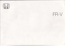 HONDA FR-V Manuale Uso e