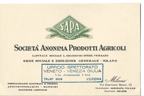 Cartoncino pubblicitario - -,