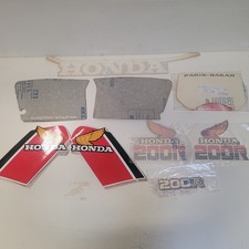 Stock kit adesivi decalcomanie HONDA XL 200 R ORIGINALI Japan serbatoio carene