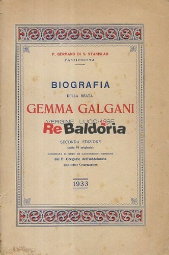 Biografia della beata - , gemma