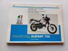 Cagiva Elefant 750 1987 catalogo ricambi originale spare parts catalogue