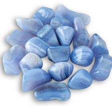 Minerali pietra calcedonio blu