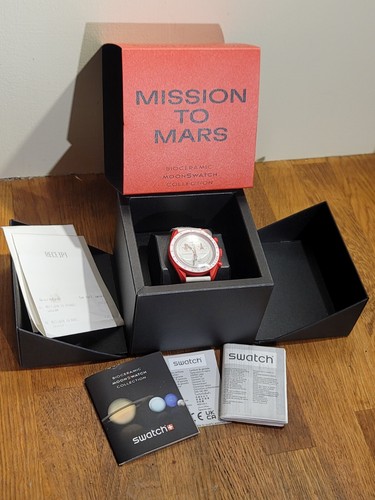 Omega swatch mission mars - x,