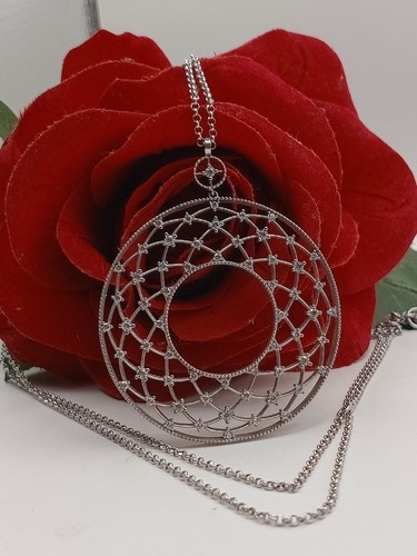 Collana medaglione filigrana - , a