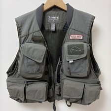 SIMMS Guide Vest M Khaki Gilet