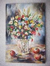 natura morta con fiori e