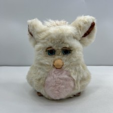 Tiger Furby 2005 Emototronic 59294 pelliccia beige capelli rosa /raro