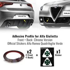 Profilo cromato adesivo full - full, +