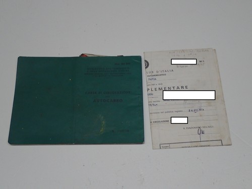 Fiat 242 furgone libretto - ,