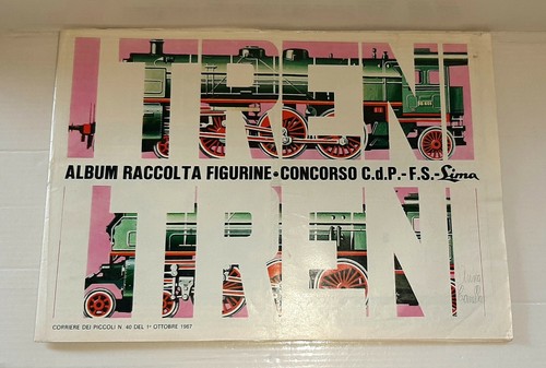 Album figurine treni - di,