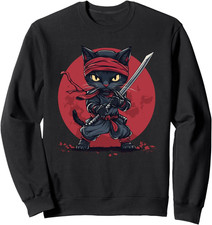 Gatto Ninja Felpa