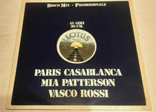 Vasco Rossi Albachiara - Fegato Spappolato Disco Mix Promozionale Lotus 1979