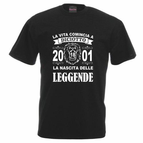Shirt maglia nera - t-shirt, uomo