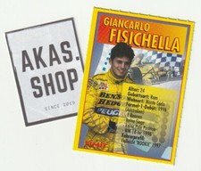Giancarlo Fisichella Disney Limit Trading Card 1997 Formula 1 ULTRA RARA Jordan