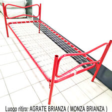 Letto a Castello a Maglia Greca con Testata Pediera 1 Piazza 190 x 90 x 75 CM