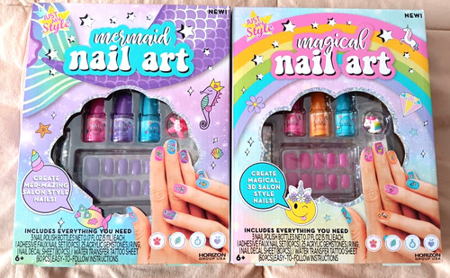 Lotto nail art - art, sirena