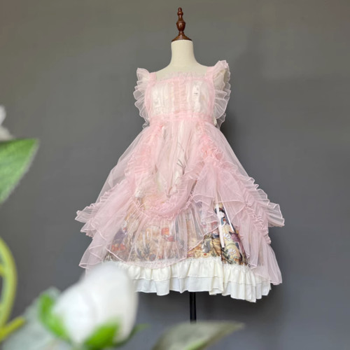 Lolita donna rete abito pizzo - lolita,