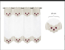 TENDINA A VETRO PER FINESTRE CON ASOLE MARGHERITA  ALT MIS 17-45-60 -90-120/150