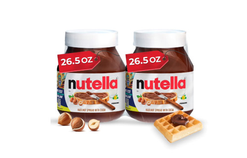 Nutella hazelnut spread with - spread,