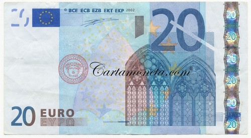Euro errore stampa - 20,