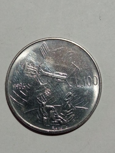Moneta 100 lire - lire, 1986