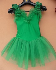 Vestito a bretelle verde per
