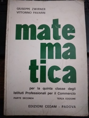 Zwirner pavarin matematica per - pavarin,