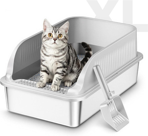 Lettiera gatto acciaio inox - gatto,