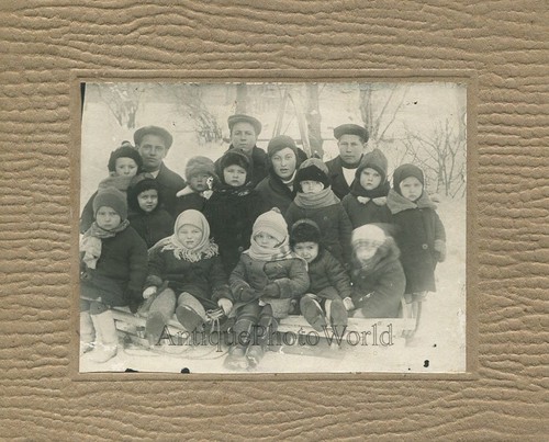 Russia bambini sulla neve - bambini,