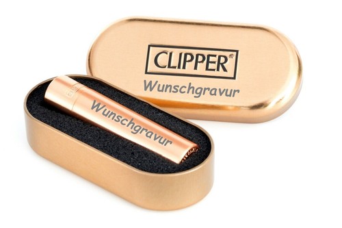 Accendino clipper metallo - , oro