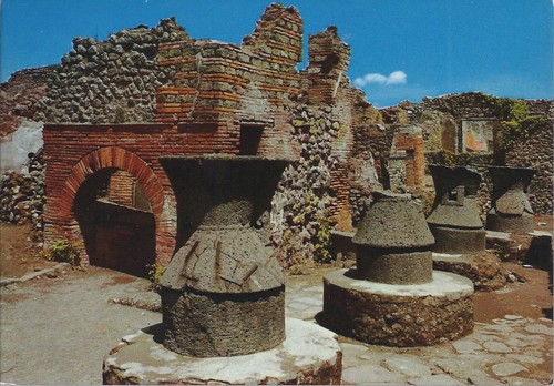 Pompei forno macine di un - pompei,