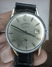 negmar 6372 17 rubis calendar ultra thin orologio datario calendario non funzion