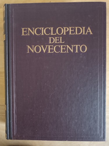 Enciclopedia del novecento - enciclopedia,