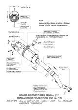 SCARICO LEOVINCE SBK TERMINALE  LV ONE OMOLOGATO HONDA CROSSTOURER