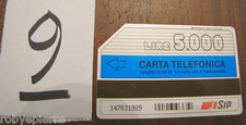 SchedaTelefonica SIP UNITED COLORS OF BENETTON lire 5000 30.06.93 mantegazza