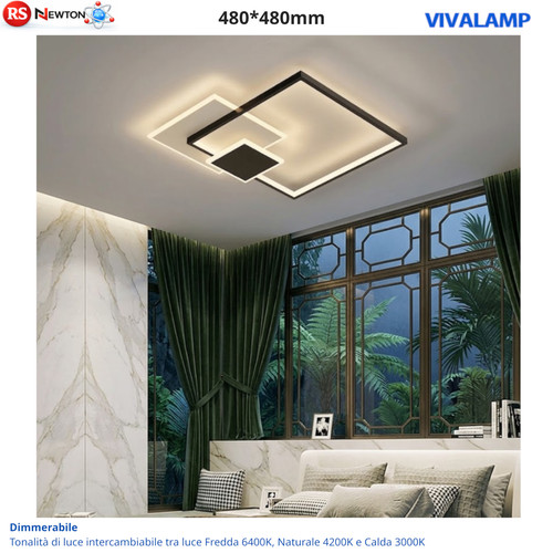 Plafoniera led soffitto - led, 86w