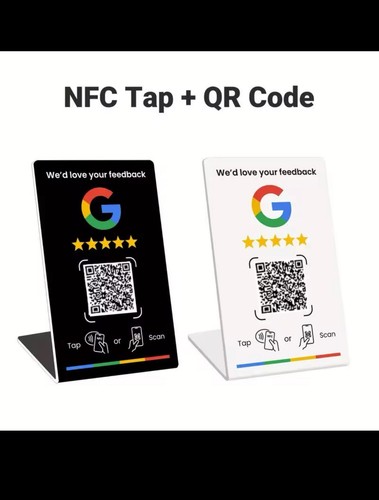 Nfc google review stand - review,