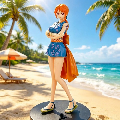 One piece nami action figure - one,