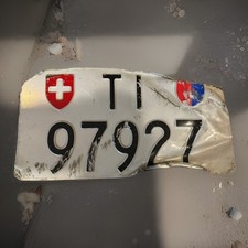 Autentico frammento targa