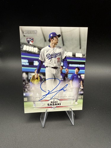 Roki sasaki auto 2025 - roki, topps