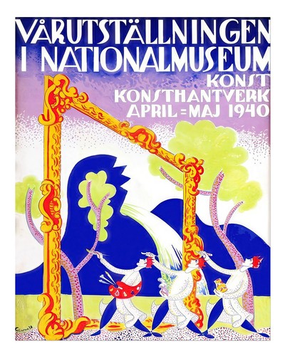 Poster esposizione vintage - da,