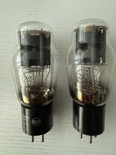 2a3 rca matched pair tubes - rca,