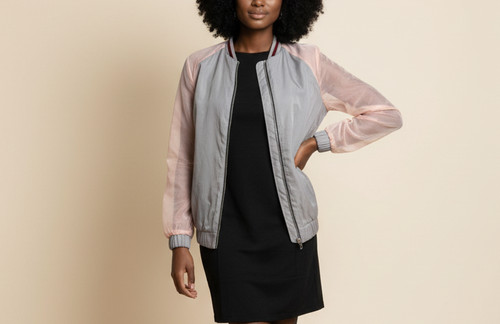 Zara giacca bomber rosa - bomber,