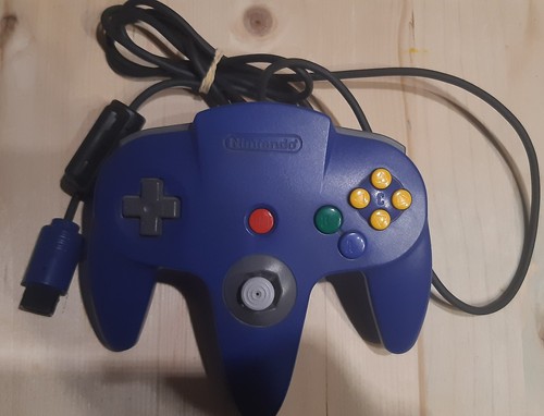 N64 gamepad blu