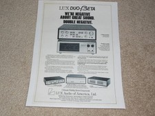 Luxman Annuncio, 1 Pg 